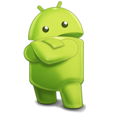 Yeşil Android Karakteri - Eğlenceli Teknoloji Teması